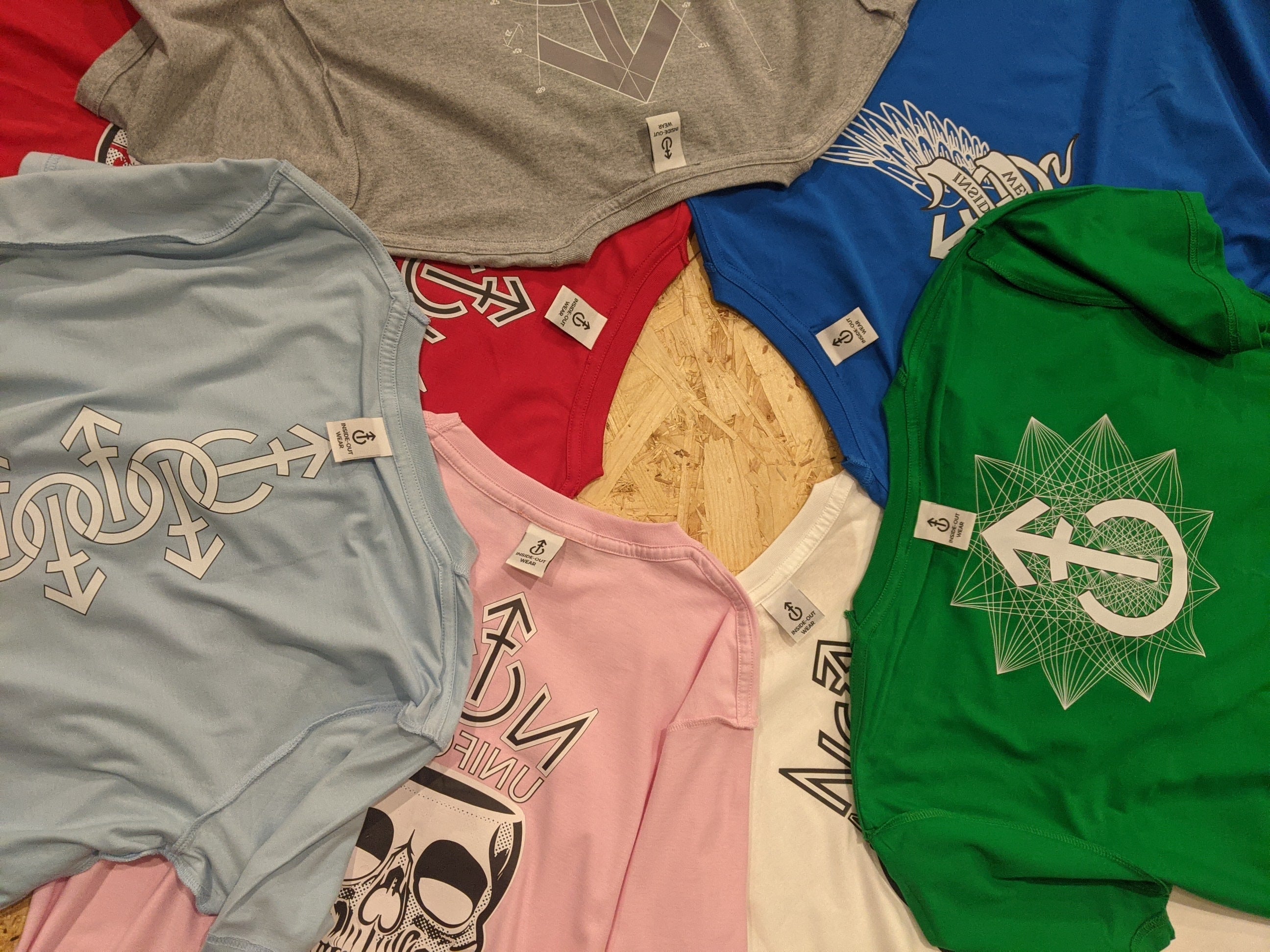 Inside-Out T-Shirts with Designs