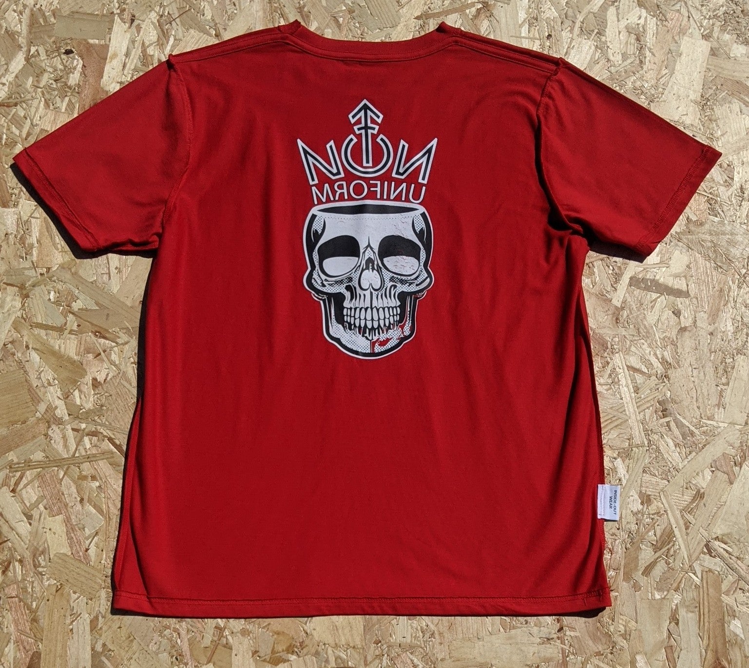 INSIDE-OUT WEAR T-SHIRT NON UNIFORM CROWN WITH SKULL