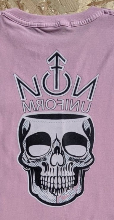 INSIDE-OUT WEAR T-SHIRT NON UNIFORM CROWN WITH SKULL