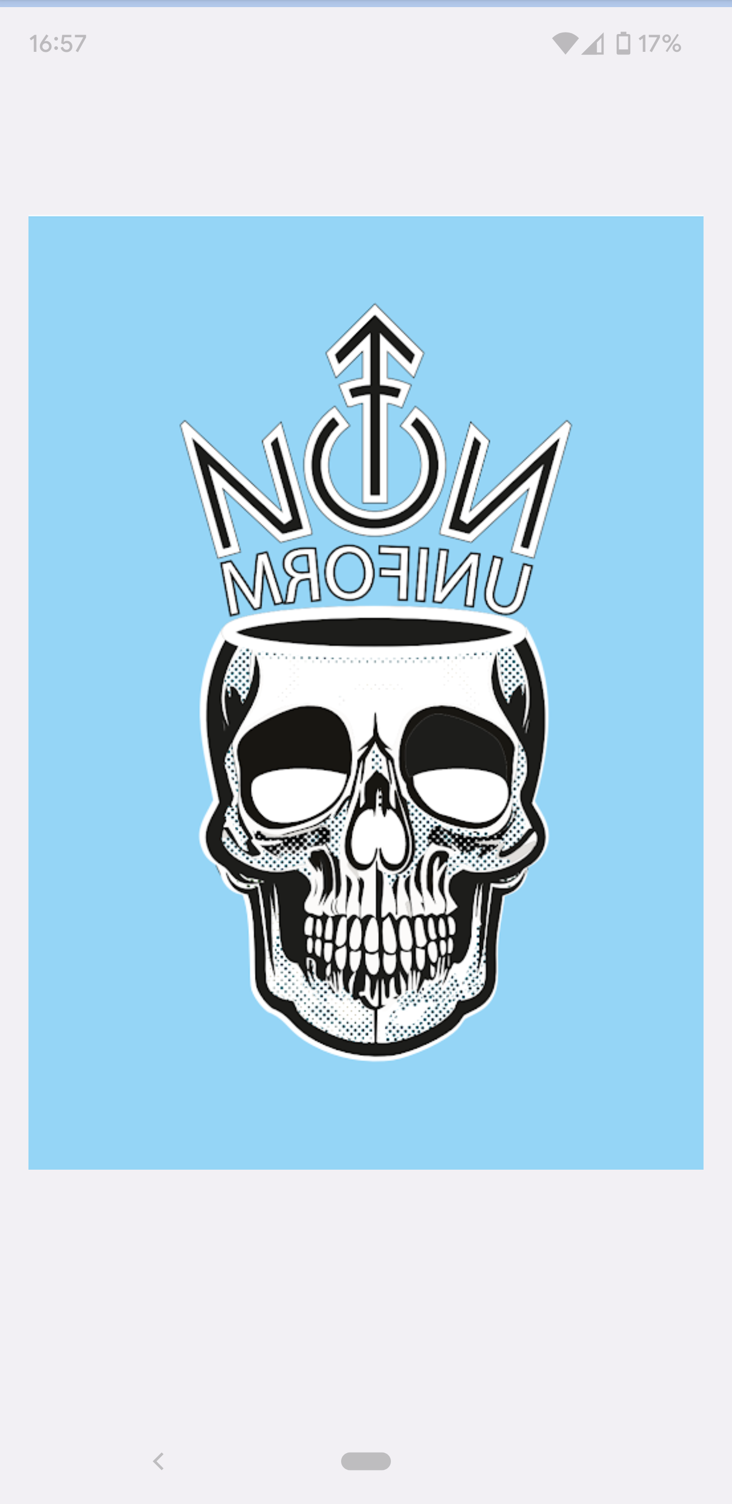 NON UNIFORM CROWN WITH SKULL
